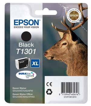 Epson Stag Black T1301 DURABrite Ultra Ink Cartridge