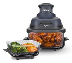 Ninja CRISPi Single 3.8 L 1700 W Air Fryer Blue, Gray, Transparent