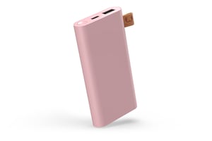 Fresh 'n Rebel 2PB6000DP Lithium-Polymer (LiPo) Power Bank, 6000 mAh, Pink