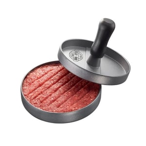 GEFU BBQ hamburgerpress Svart, Grå Aluminium, Plast