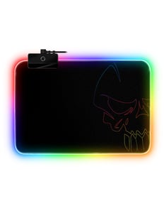 Spirit of Gamer Darkskull Gaming-Mauspad Schwarz, Mehrfarbig