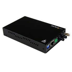 StarTech ET90110ST2 200 Mbit/s 1310 nm Multifunction Network Converter, Black