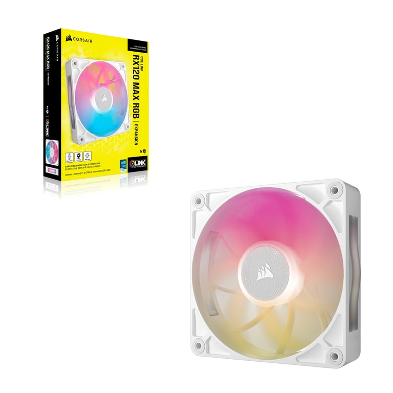 фото Вентилятор Corsair iCUE Link RX120 MAX RGB White (CO-9051037-WW)