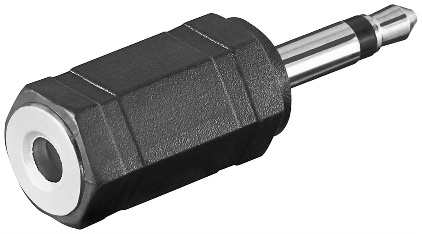 Goobay 11117 przejściówka do kabli 3.5 mm Czarny