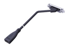 Vision Techconnect HDMI Booster Module, 2 m HDMI Cable, HDMI Type A (Standard), Black, White
