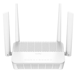 Cudy AX3000 Gigabit-Ethernet-Dualband-WLAN-Router (2,4 GHz/5 GHz) Weiß