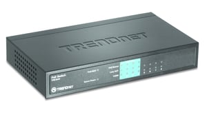 Trendnet TPE-S44 przełącznik sieciowy Nie zarządzany Obsługa PoE Niebieski