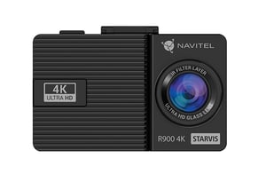 Navitel R900 4K 4K Ultra HD Bateria, Zapalniczka Czarny