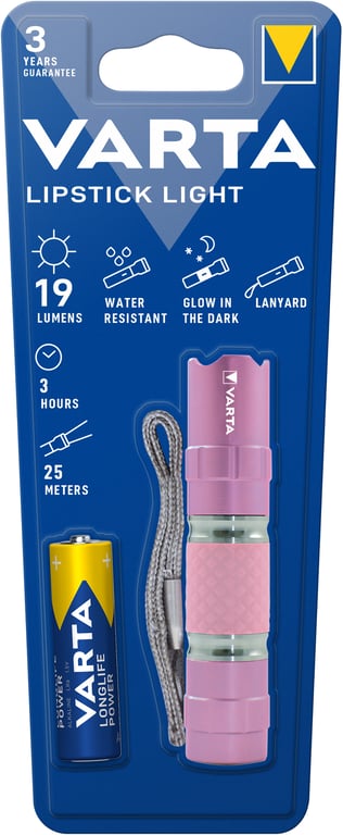 Varta Lipstik Różowy Uniwersalna latarka LED