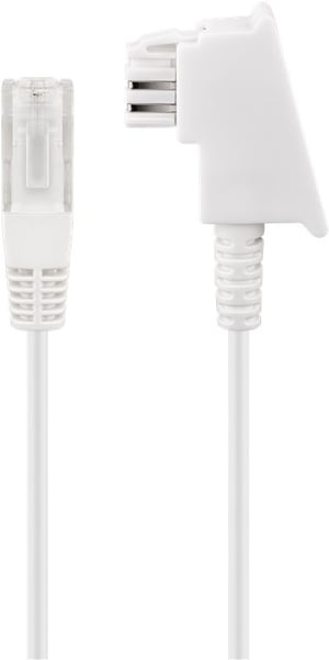 Goobay 60667 3-meter telephone cable, White