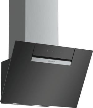 Bosch Serie 2 DWK67EM60 köksfläkt, väggmonterad, svart, 399 m³/h