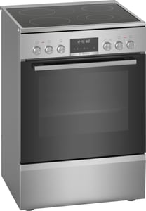 Bosch Serie 6 HKS79U250 Oven Freestanding Electric Ceramic Black, Silver