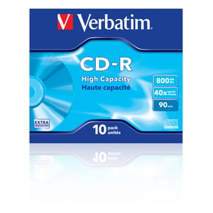 Verbatim CD-R High Capacity 800 MB 40x, 10 st.