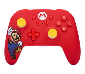 PowerA NSGP0012-01 Game Controller, Red Bluetooth Analog Gamepad for Nintendo Switch, Nintendo Switch Lite, and Nintendo Switch OLED