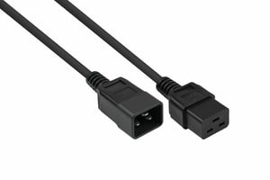 Kabelmeister SK2090-S050 kabel zasilające Czarny 5 m IEC C20 IEC C19