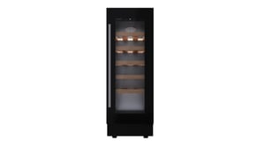 Teka 113610004 Weinkühlschrank, thermoelektrischer Weinkühlschrank, Einbaugerät, schwarz, 20 Flaschen.
