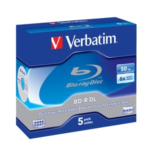 Verbatim 43748 Blu-ray-skiva BD-R 50 GB, 5 st.