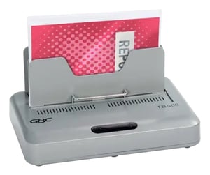 GBC 4410041UK Thermobindegerät, 500 Blatt. Silber