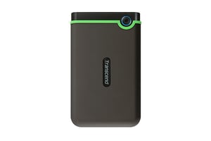 Transcend StoreJet 25M3C extern hårddisk 2 TB 2,5" USB Type-C 3.2 Gen 1 (3.1 Gen 1) Svart, Grön
