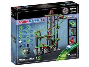 fischertechnik 536621 aktivitets-/färdighetslek/leksak Set med marmorkulor och rännor