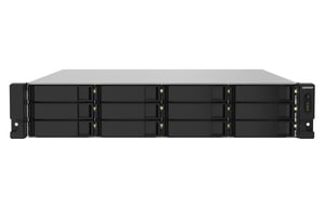 QNAP TS-1232PXU-RP NAS Rack (2U) Annapurna Labs AL324 4 GB DDR4 0 TB QNAP QTS Czarny