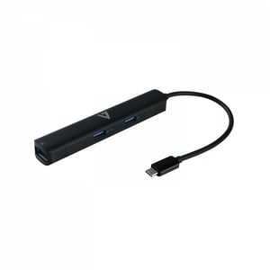 V7 UCMINIDOCK-PT Docking Station USB 3.2 Gen 1 (3.1 Gen 1) Type-C Black