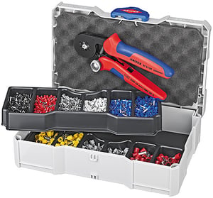 Knipex 97 90 09 kabelpress Verktyg för kabelsvetsning Blå, Röd