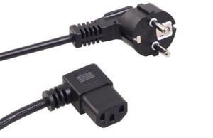 Maclean MCTV-802 Netzkabel, schwarz, 1,5 m