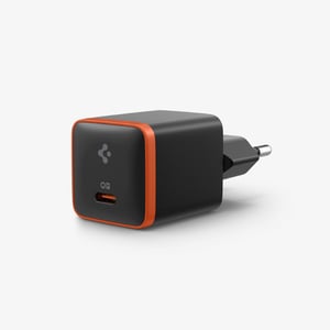 Spigen ArcStation Essential 30W Zestaw słuchawkowy, Smartfon, Smartwatch, Tablet Czarny Prąd przemienny Szybkie ładowanie Wewnętrzna