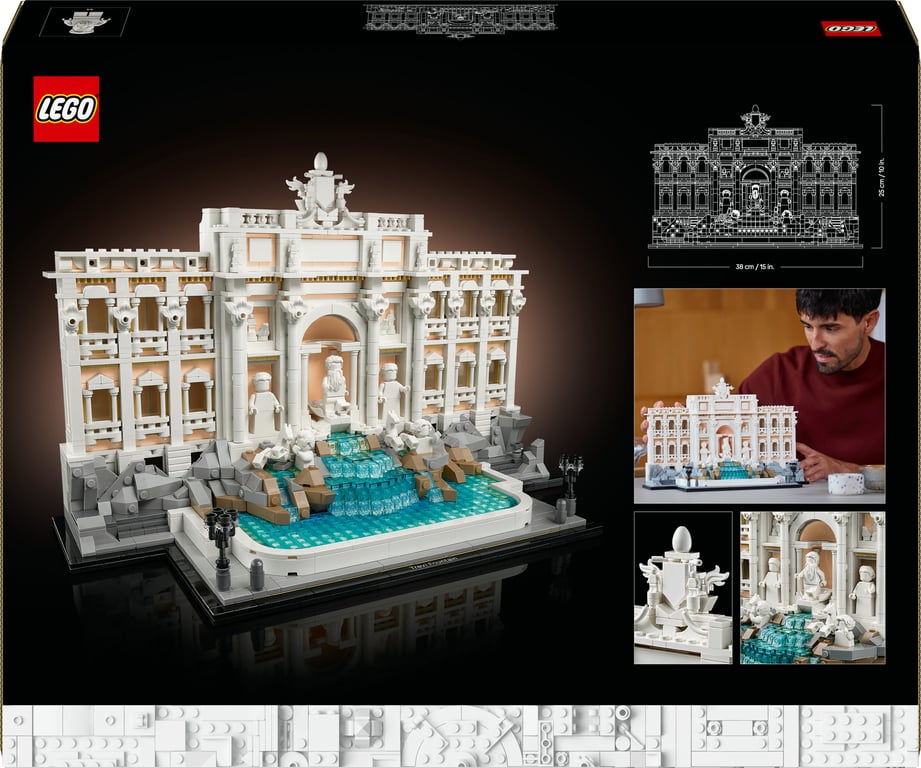 фото Блоковий конструктор LEGO Architecture Фонтан Треві (21062)
