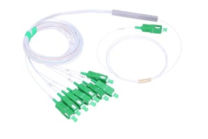 Extralink Splitter 1:8 PLC SC/APC 900um, 1,5m