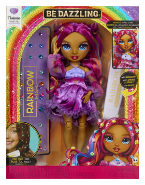 Rainbow High Be Dazzling Fashion Dolls- Noemie Violette (Purple)
