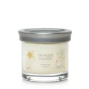 Yankee Candle Twinkling Lights Candle Holder, Beige, Silver