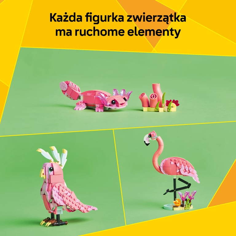 LEGO Creator Dzikie zwierzęta: różowy flaming