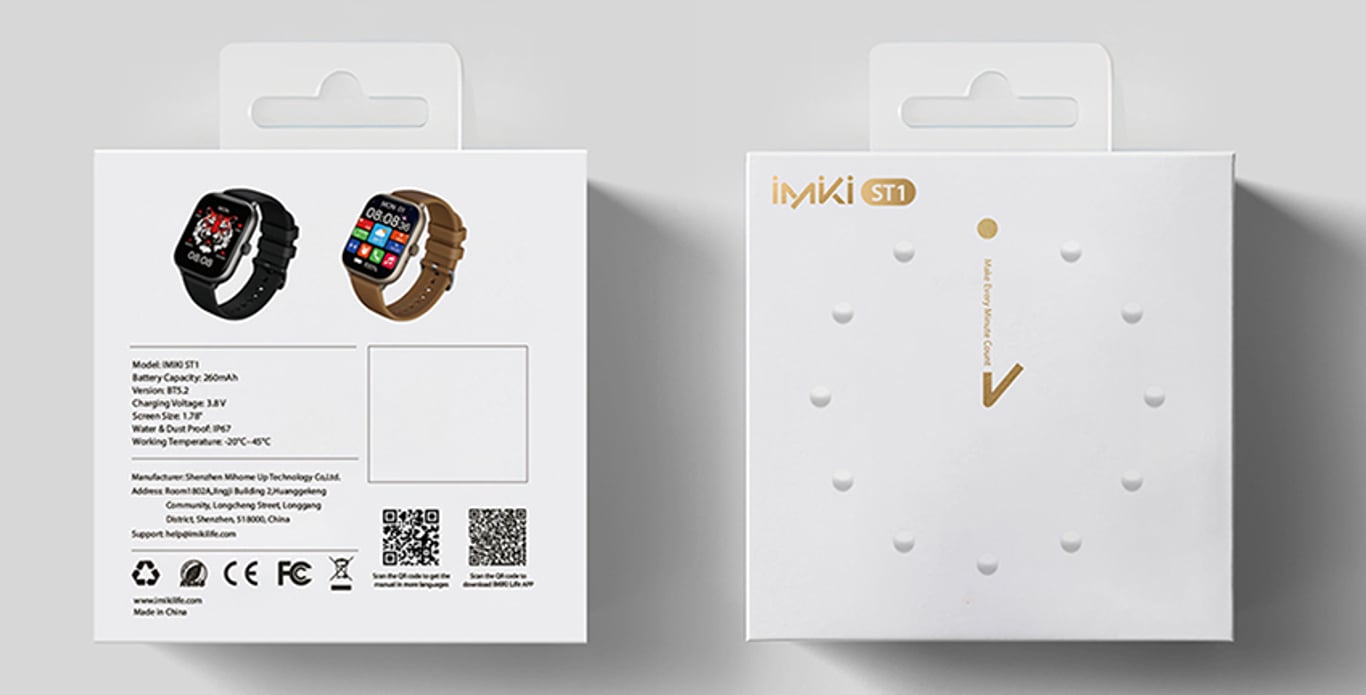 фото Смарт-годинник Imilab iMiki ST1 Black