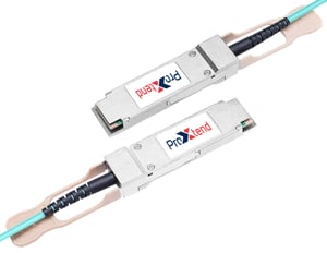 ProXtend PX-QSFP+BOA-00001-CI1 InfiniBand-/Glasfaserkabel 1 m 4x SFP+ Farbe: Aqua
