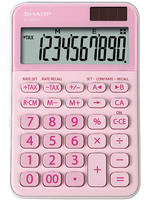 Sharp EL-M335 skrivbordsräknare Enkel räknare Rosa
