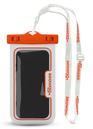 SEAWAG NEXTW5 pokrowiec na telefon komórkowy 17,3 cm (6.8") Etui zamykane Pomarańczowy, Biały