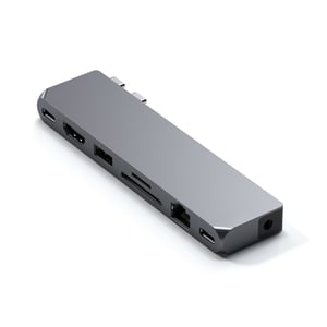 Satechi ST-UCPHMXM stacja dokująca 2 x USB 3.2 Gen 2 (3.1 Gen 2) Type-C Szary