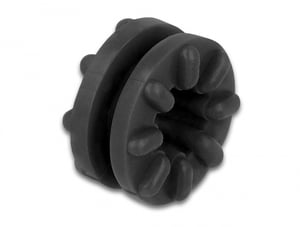 DeLOCK Shock-Absorbing Plug, Black, 10 pcs.