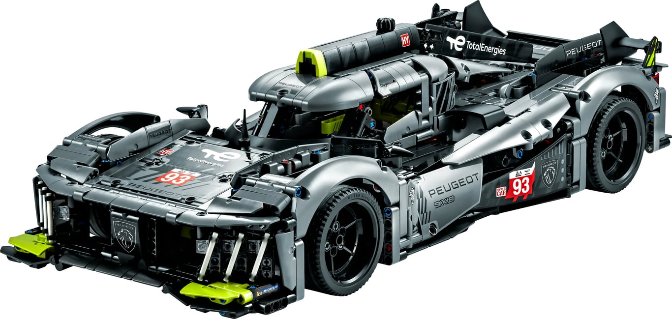 фото Авто-конструктор LEGO Technic Peugeot 9X8 24H Le Mans Hybrid Hypercar (42156)