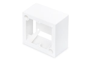 Digitus Påbyggnadsdos för Keystone-vägguttag 80 x 80 mm, fransk typ