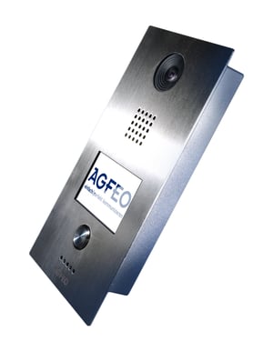 AGFEO IP-Video TFE 1 Video Doorbell 8.89 cm (3.5") Silver