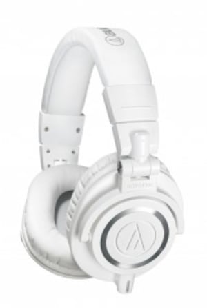 Audio-Technica ATH-M50XWH słuchawki/zestaw słuchawkowy Przewodowa Opaska na głowę Muzyka Biały