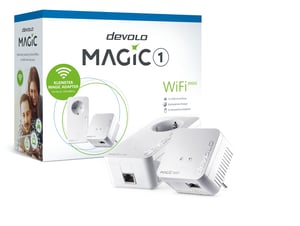 Devolo Magic 1 WiFi mini Starter Kit 1200 Mbit/s Przewodowa sieć LAN Wi-Fi Biały 2 szt.