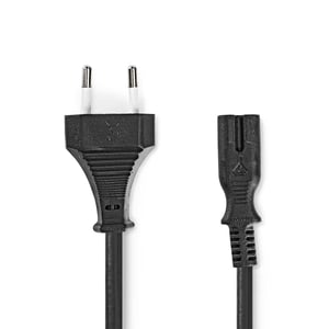 Nedis CEGL11042BK20 Power Cable, Black, 2 m, IEC 320 Type C Power Plug