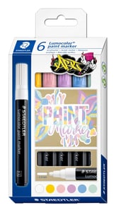 Staedtler Lumocolor 349 C6-1 marker, assorted colors, 1 pc.