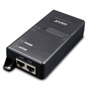 PLANET POE-163 PoE Fast Ethernet and Gigabit Ethernet Adapter, 53 V