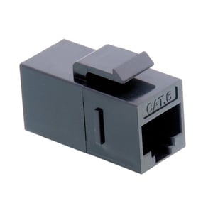 VALUE RJ-45 Keystone modulär koppling, Cat.6, oskärmad, svart