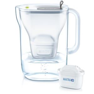 Brita 1039278 Water Filter, Manual Water Filter, 2.4 L, Gray, Clear